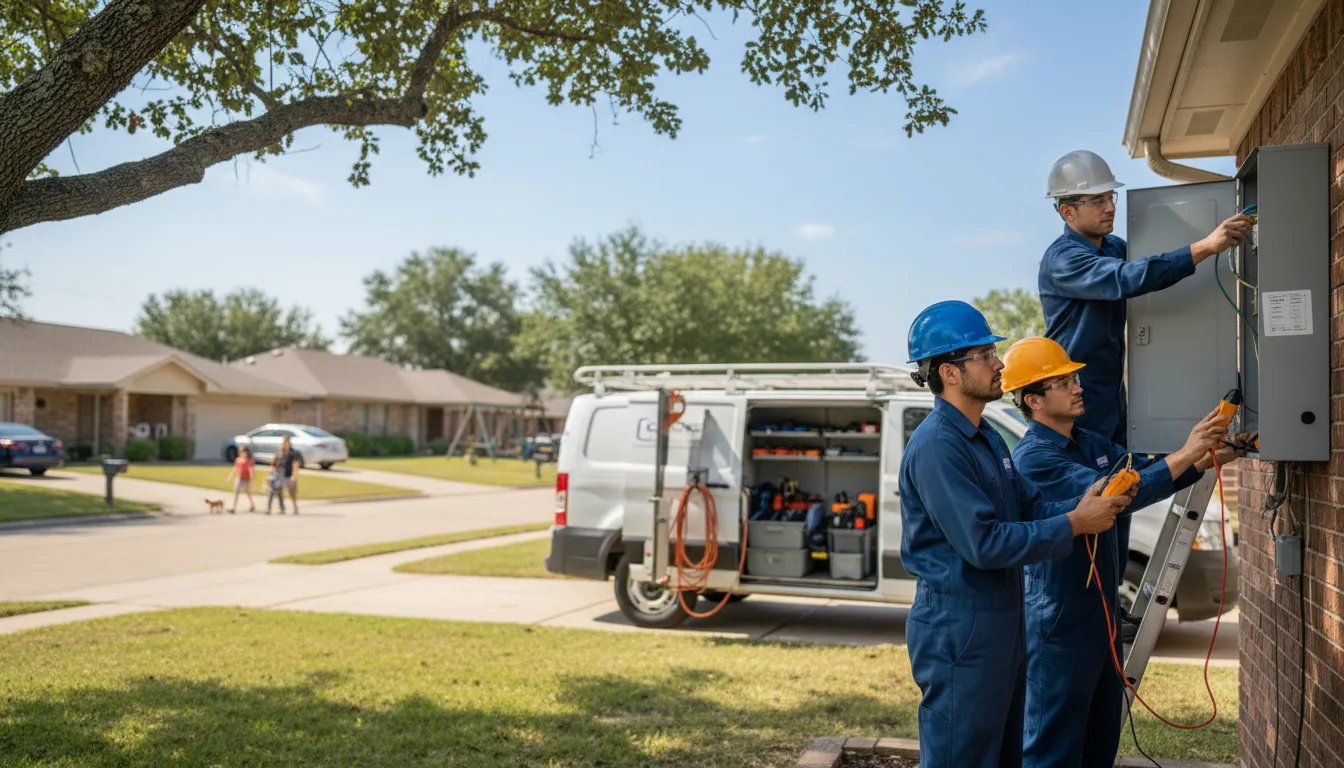 Certified electrician providing emergency electrical services in Colchester, IL